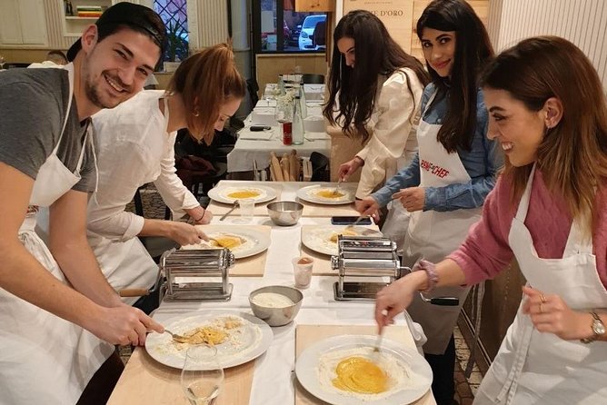 2-in-1 Pasta and Tiramisu Cooking Masterclass in Rome - Sitting down to eat what you made