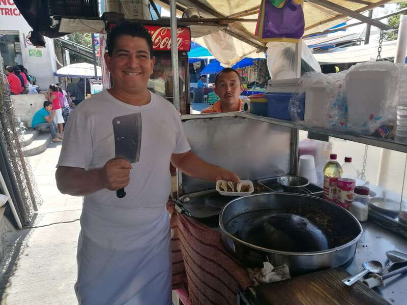 .Acapulco Market Hands On Mex Cooking Class Mezcal & Coffee - Entering Mercado Central for 80 minutes