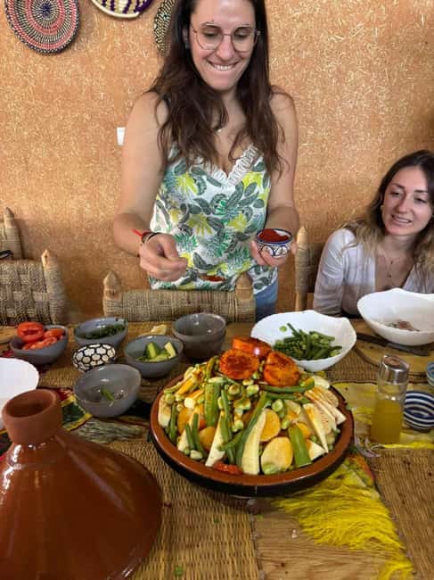 Agadir: Moroccan Cooking Class with Market Visit - What you actually cook and eat