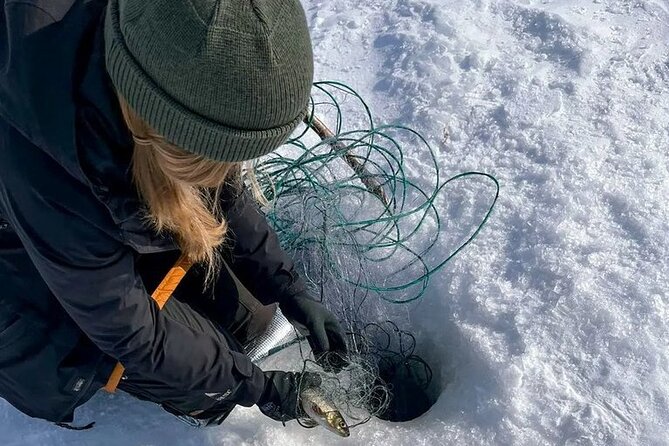 Arctic Fishing & Open Fire Cooking - From Ivalo to the frozen waters of Rahajärvi