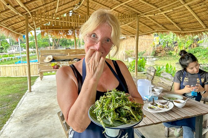 Aroidee’s Farm-Fresh Thai Cooking Experience - Learning Thai cooking in the outdoor kitchen