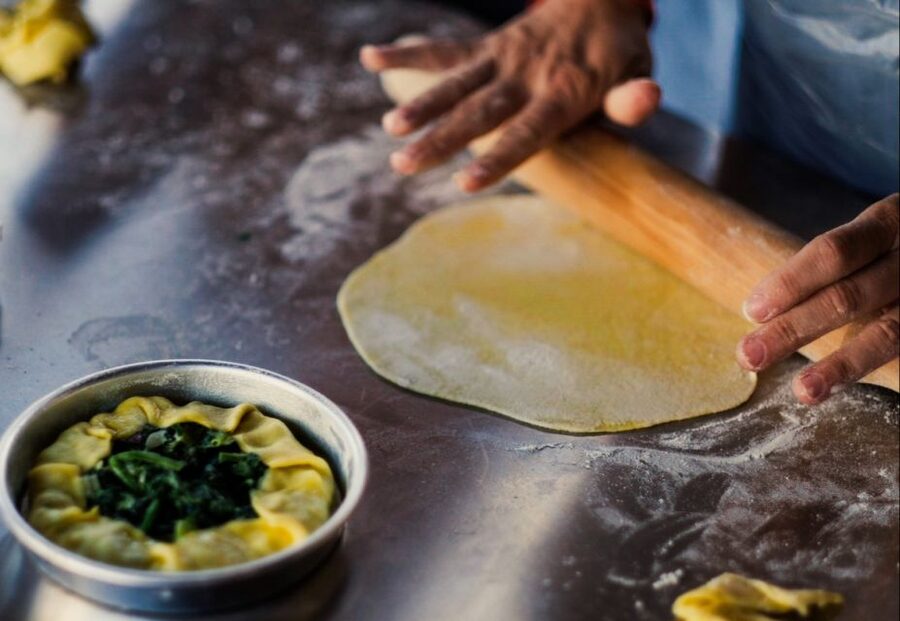 Athens: Greek Cooking Class & Dinner on a Rooftop - Moving upstairs for the rooftop dinner