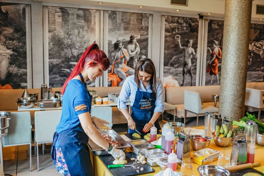 Athens: Greek Cuisine Cooking Class and 3-Course Dinner - From fresh vegetables to phyllo pastry