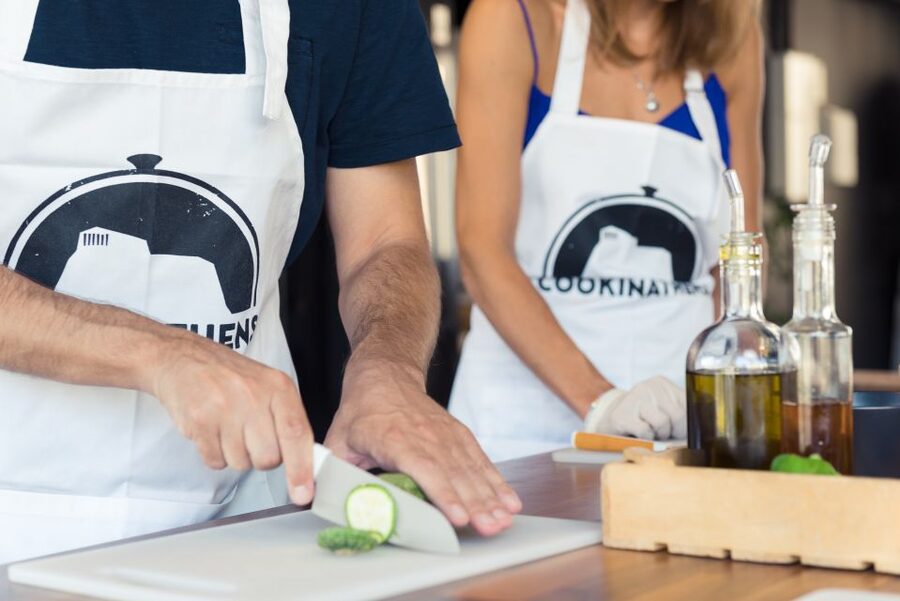 Athens: Traditional Greek Cooking Class with Full Meal - Cooking Greek food in a real Athens kitchen