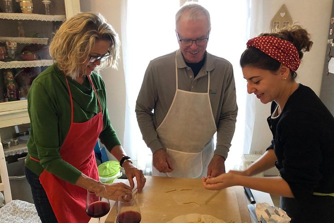 Authentic Cooking with Locals: Meal, Wine & Scenic Views - Eating what you prepared above the coast