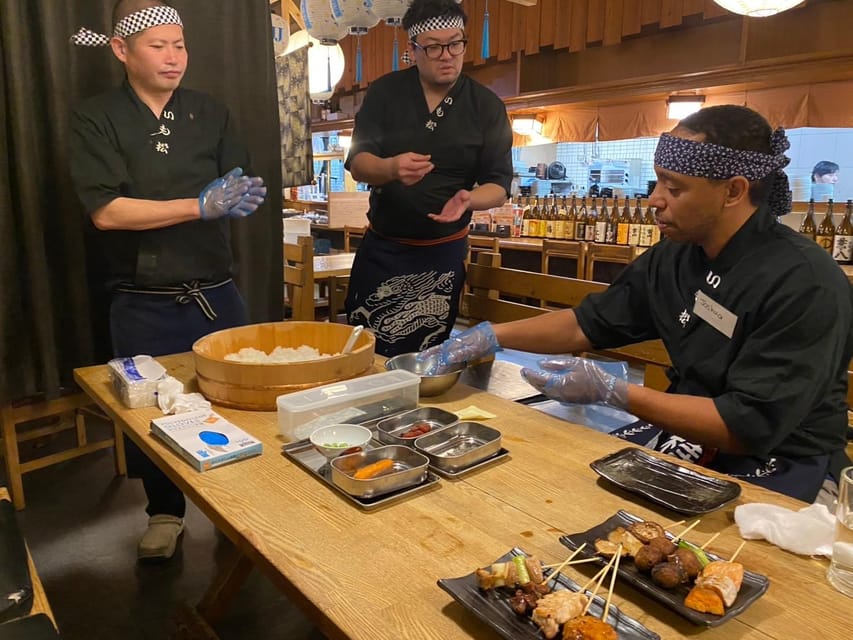 Authentic Japanese Cooking Experience at Izakaya restaurant - Dietary choices are clearly built into the menu