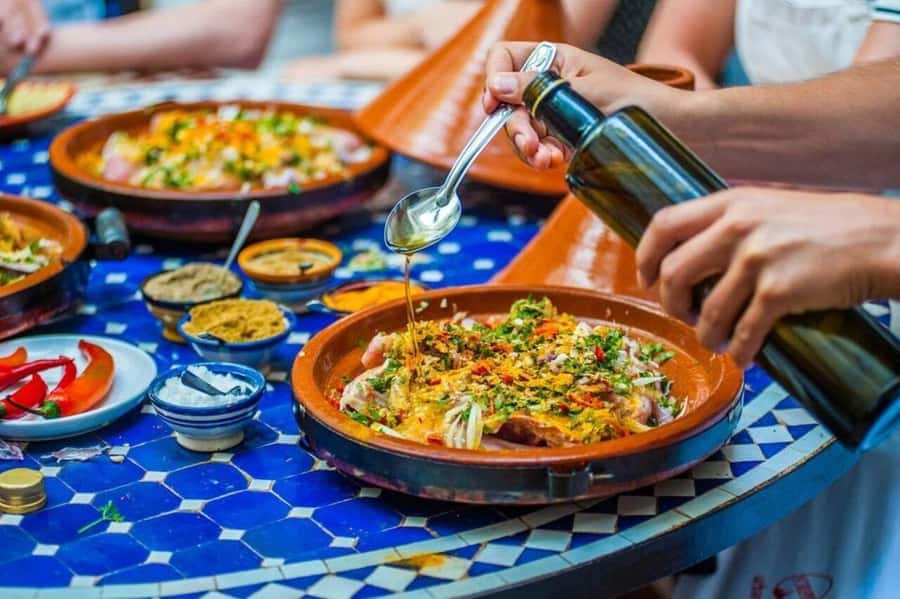 Authentic Luxury, private, TANGIER tour and cooking class - Walking through markets with a local guide