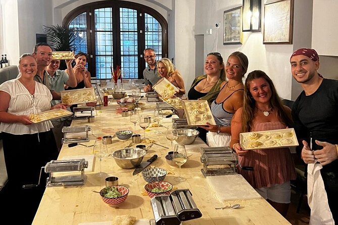 Authentic Pasta Making Class in Florence with a Local Chef - Mixing dough at Ristorante Tre Pepi