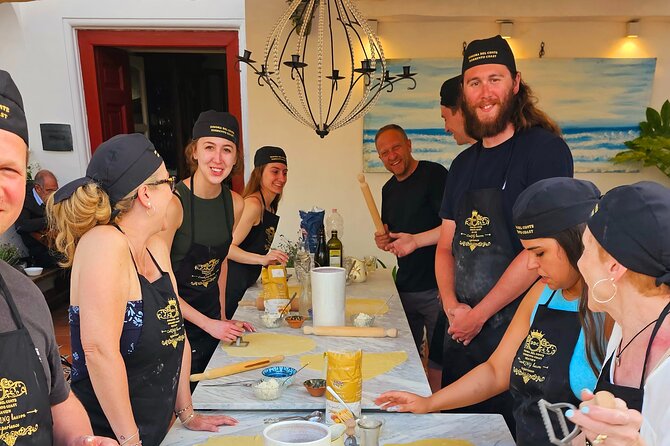 Authentic Pasta & Pizza Cooking Class with Sorrento Coast Pickup - Wine, limoncello, and dinner at the end
