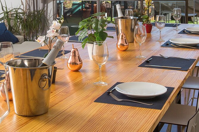 Authentic spanish tapas cooking class in barcelona - Eating on the secret garden terrace