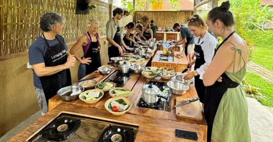 Bali: Cooking Class with Monkey Forest and Art Village Tour - The rice terraces and countryside drive