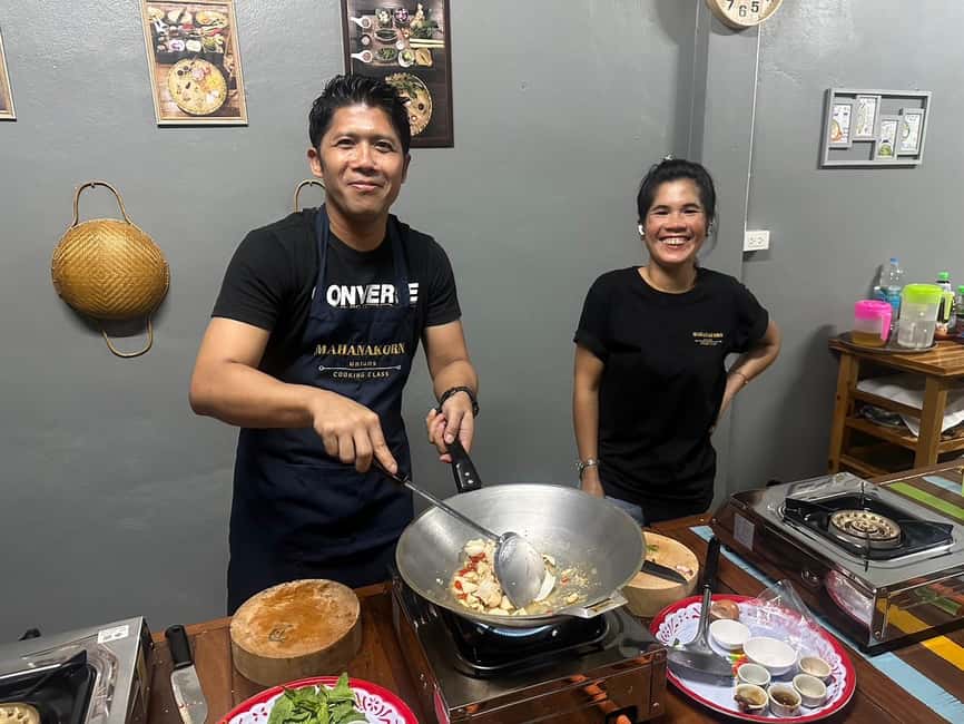 Bangkok: Authentic Thai Cooking Class with Local Host - Eating the meal you prepared