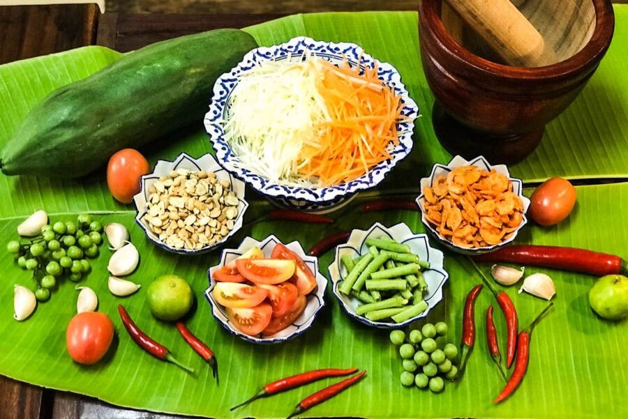 Bangkok: Thai Cooking Class and Onnuch Market Tour - Inside Pink Chili Thai Cooking School