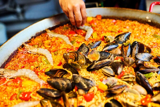 Barcelona Paella Cooking Class with Market Visit, Tapas & Sangria - From La Boqueria to the paella pan