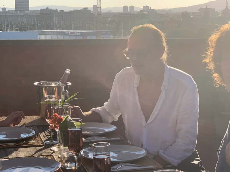 Barcelona: Paella Seafood Master Cooking Class with Sangria - The rooftop terrace is part of the experience