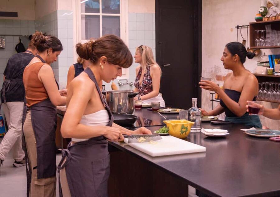Barcelona: Paella & Tapas Cooking Class with Sangria - Key points at a glance