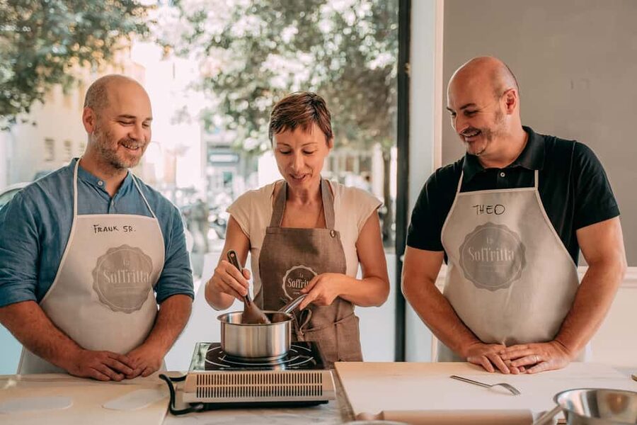 Bologna: Original Lasagna & Gelato Class at a Cooking School - Aperitivo with mortadella, ham, cheese, and wine
