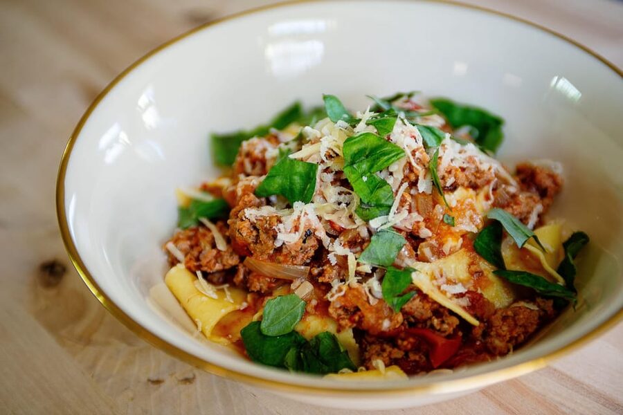 Bologna : Pasta Making With Local Chef + Wine - Homemade pizza and wine set the tone