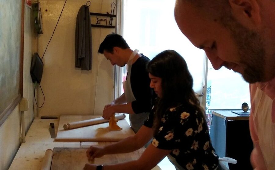 Bologna: Pasta Secrets Cooking Class with Local Expert - Daniele’s role and the grocery-store setting