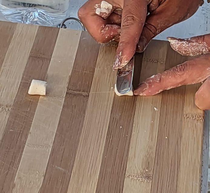 Brindisi: Cooking Class and Tasting in the Olive Grove - Making strascinati for a rougher finish