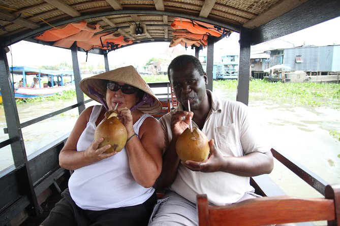 Cai Be Mekong Delta Tour: Cooking Class, Cycling & Craft Villages - Craft workshops with coconut candy and rice popcorn