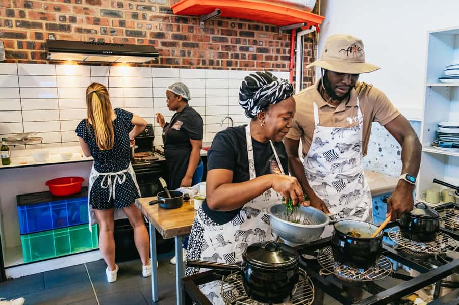 Cape Town: Authentic African Cuisine Cooking Experience - Eating the meal together