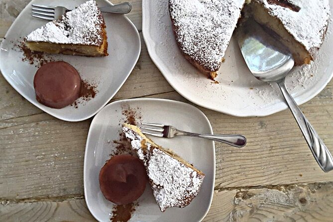 Catania Home Cooking: Pistachio Ravioli, Sicilian Pasta & Wine - Sicilian desserts with ricotta and a playful twist