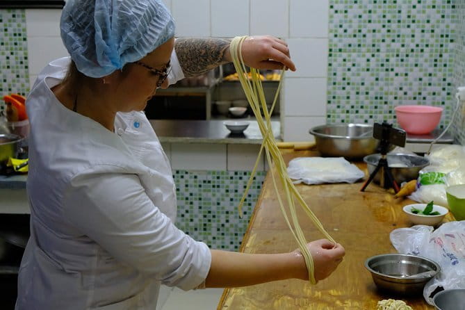 Central Asian Lagman Cooking Master Class - Preparing the dough and noodles