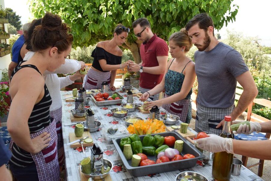 Chania: Authentic Cooking Class in the White Mountains - Learning ntakos and tzatziki with Maria