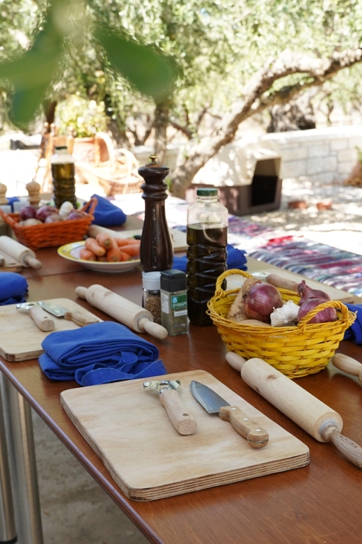 Chania: Authentic Cooking Class - Garden herbs, stuffed vegetables, and dolmades
