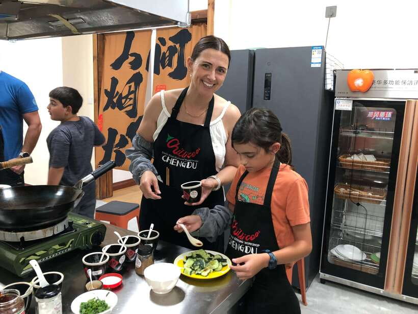 Chengdu: Cooking Class with Fresh Market Half Day Experience - Eating your own Sichuan meal