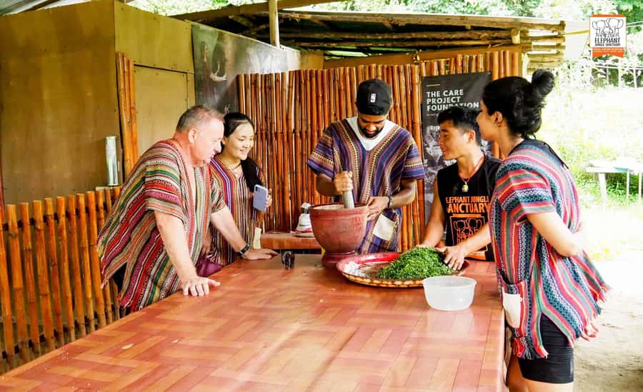 Chiang Mai Elephant Jungle Sanctuary &Mama Noi Cooking Class - Market shopping with Mama Noi
