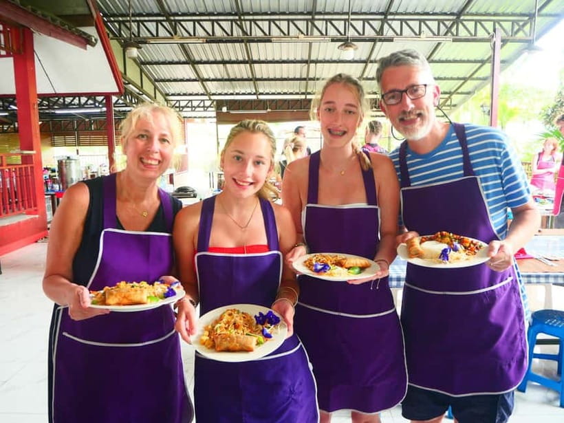 Chiang Mai: Full-Day Thai Cooking Experience at a Local Farm - A pool break helps pace an eight-hour day