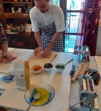 Colorful Tagliatelle and Ravioli Cooking Class near Arezzo