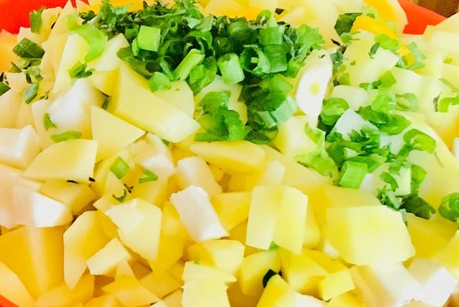Cook like a Bajan cooking class - Sitting down to eat your own lunch