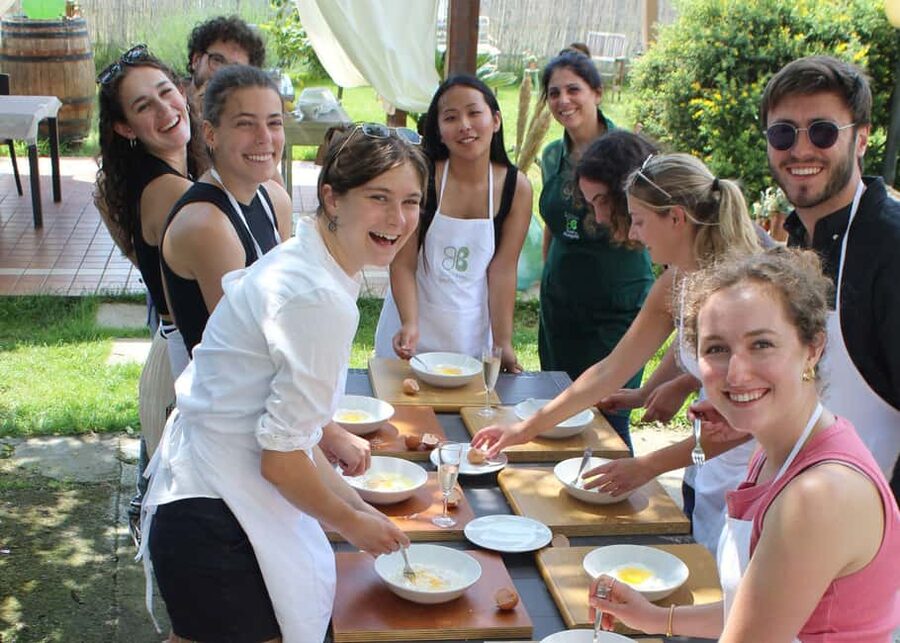 Cooking Class w/Italian Mamma from Pompei! - Rolling dough and making ravioli