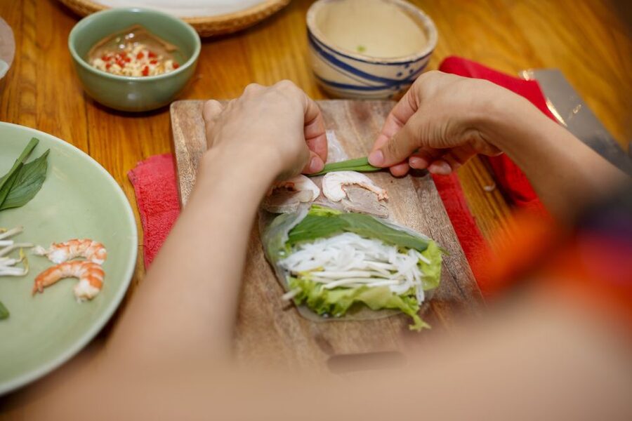 Cooking Class with Ben Thanh Market visit - Three dishes, three hours, and your own station