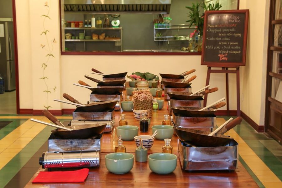 Cooking Class with Ben Thanh Market visit - From market stalls to the cooking kitchen