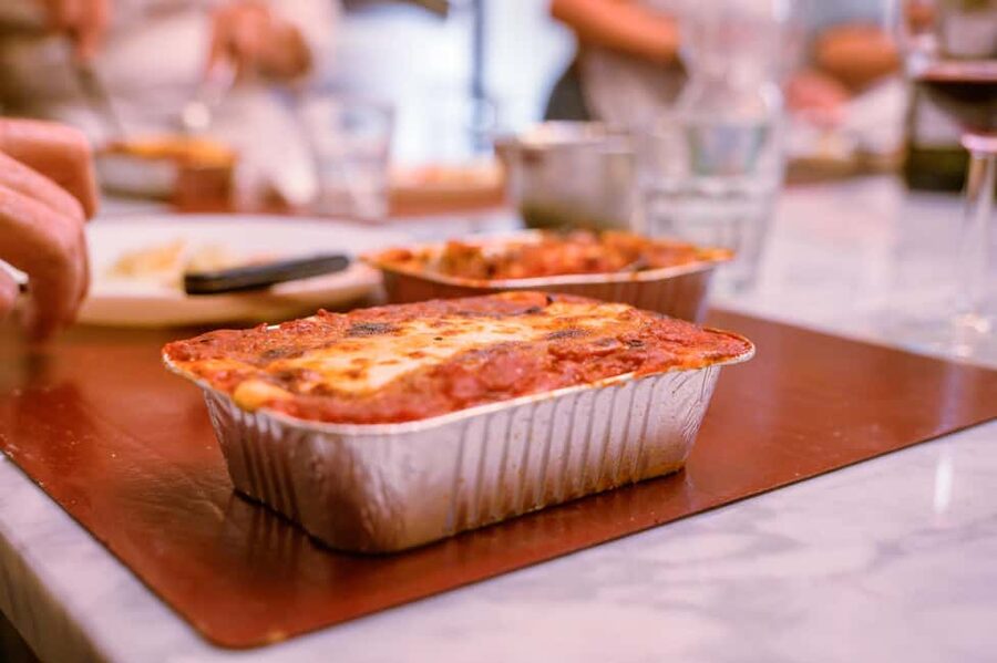 Cooking Class with Carbonara, Pesto Making, Lasagna, Cannoli - Inside the La Cucineria cooking class