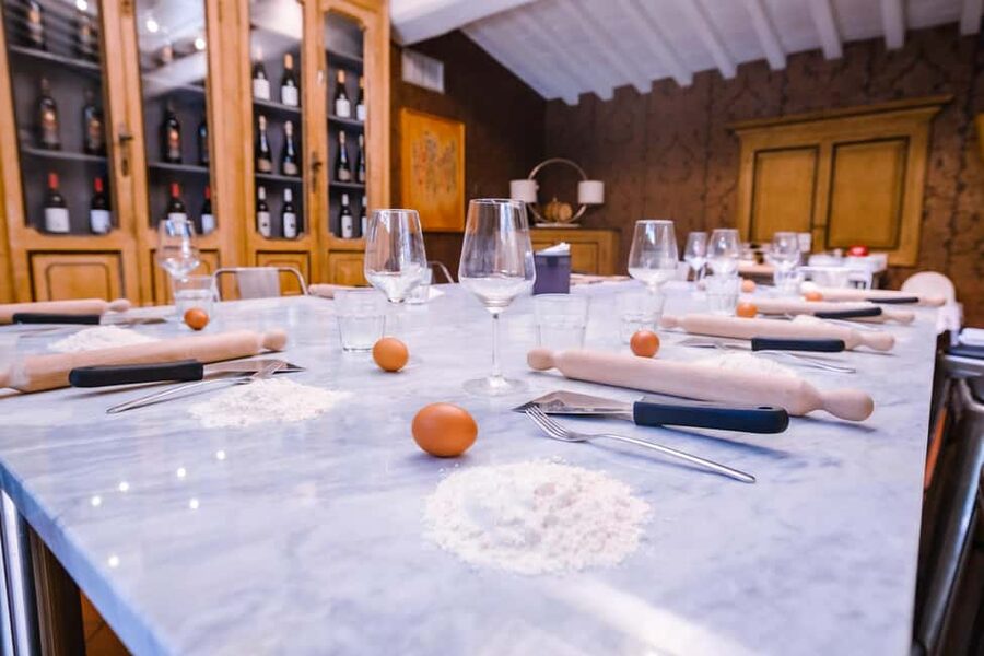 Cooking Class with Carbonara, Pesto Making, Lasagna, Cannoli - Ragù lasagne for the main course