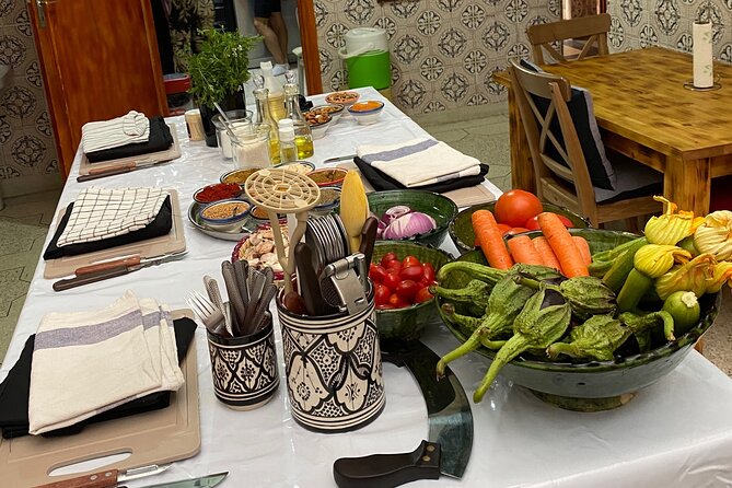 Cooking class with Yassine & Mom - The food you prepare and eat