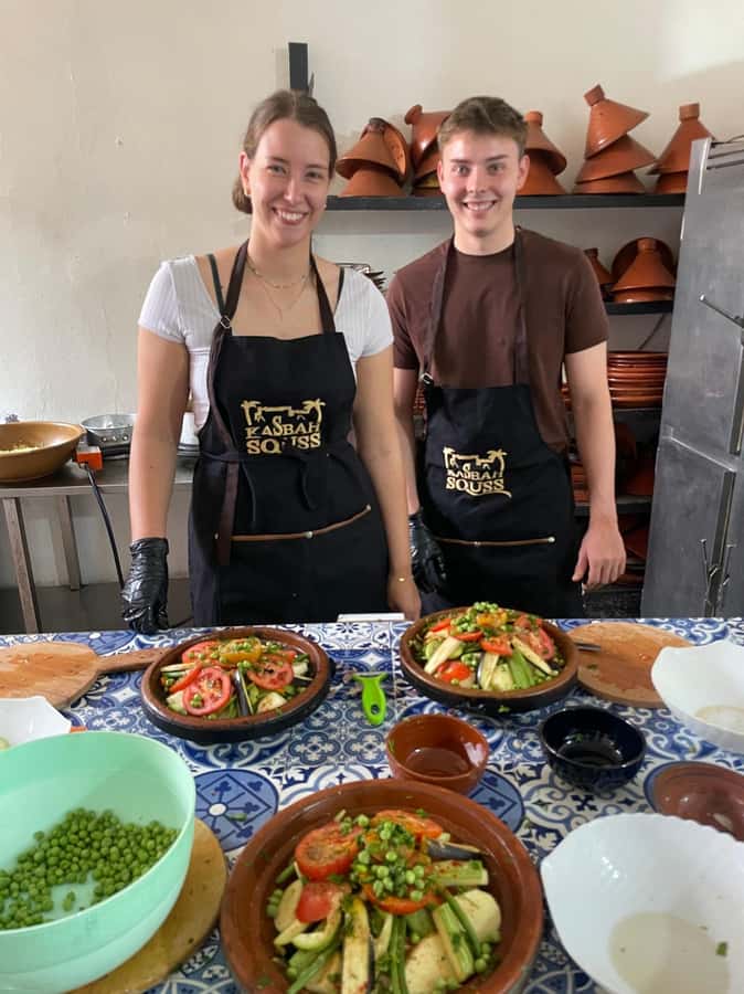 Cooking classes in Agadir, Moroccan Gastronomy on the Menu + Free Transfer - Cooking slowly under patient instruction