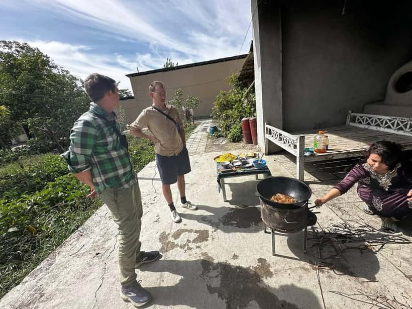 cooking traditional food in Samarkand with local people - How much value do you get for $62?