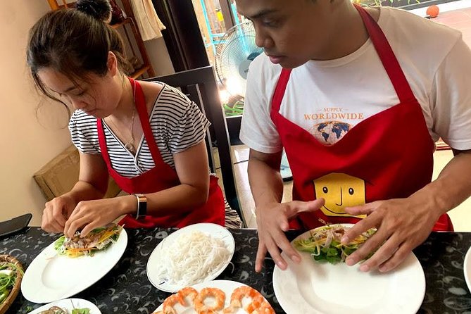 Cooking with Jolie in Hoi An - Eating the meal you prepared