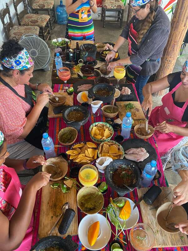 Costa Maya :Cooking Class +Margaritas & Mezcal tasting - The beach setting changes the pace