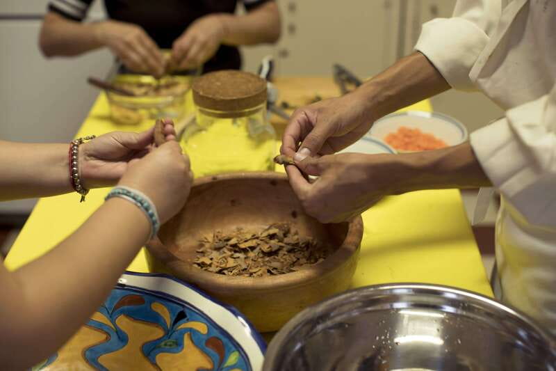 Coyocán: Market Tour and Cooking Class - Sitting down to the meal you prepared