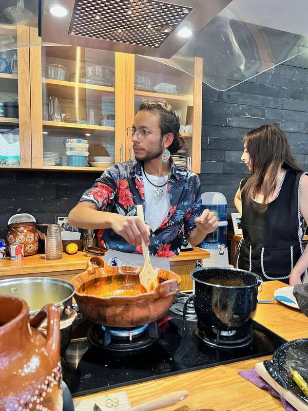 Coyocán: Market Tour and Cooking Class - From market ingredients to Meztli’s vintage kitchen