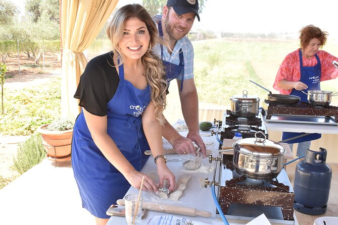 Cretan Cooking Class and Olive Oil Tasting - The outdoor kitchen is part of the experience
