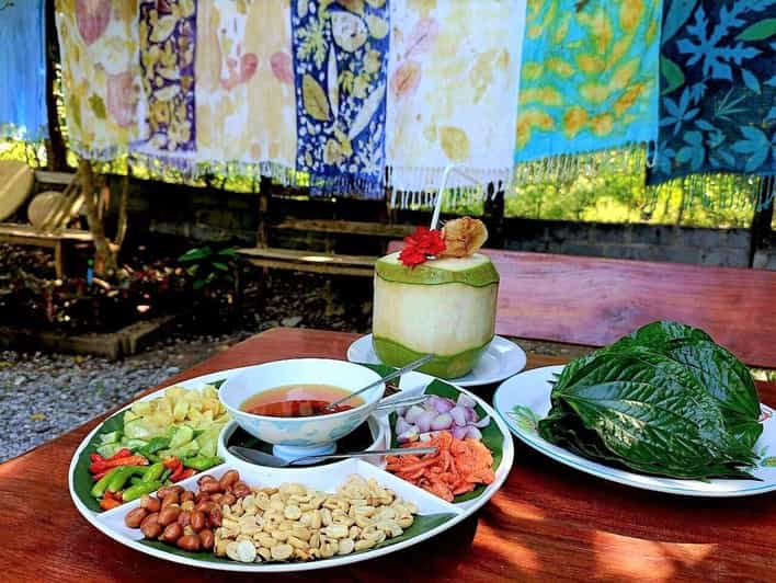 Cultural immersion: Thai cooking, rice farming, eco printing - Making a Pla Tapian fish by hand