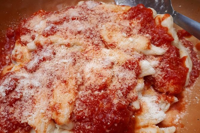 Culurgiones Cooking Class Cagliari - Starting with dough, potatoes, and sauce